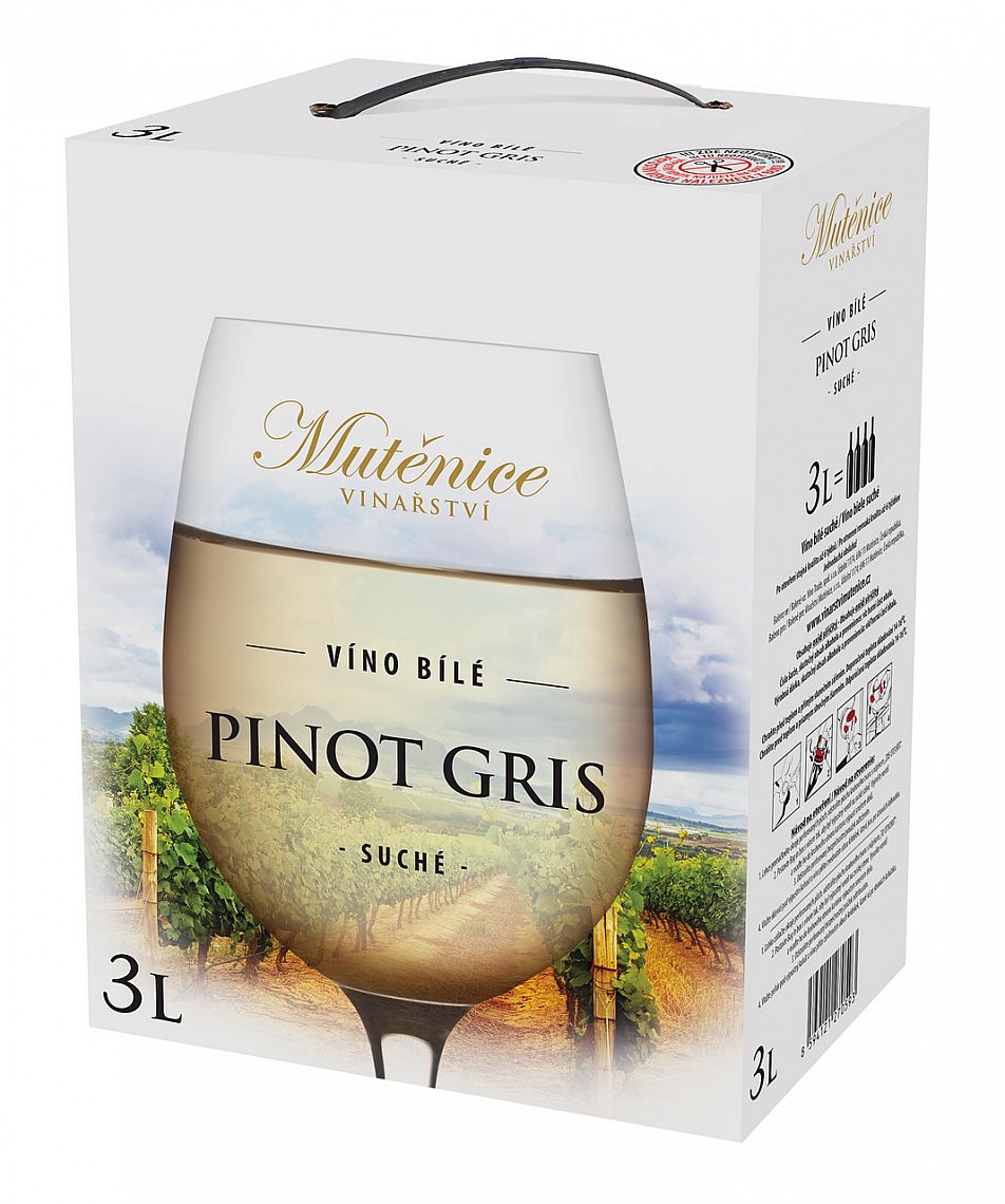 PINOT GRIS 3L BAG IN BOX MUTĚNICE