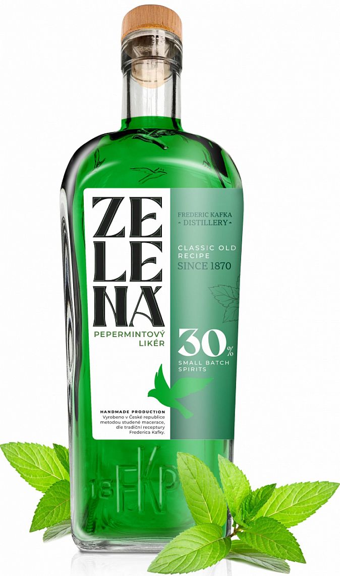 FK Distillery Frederic Kafka Zelená 30% 1 l (holá láhev)