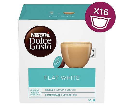 NESCAFÉ DOLCE GUSTO FLAT WHITE KÁVOVÉ KAPSLE 16ks