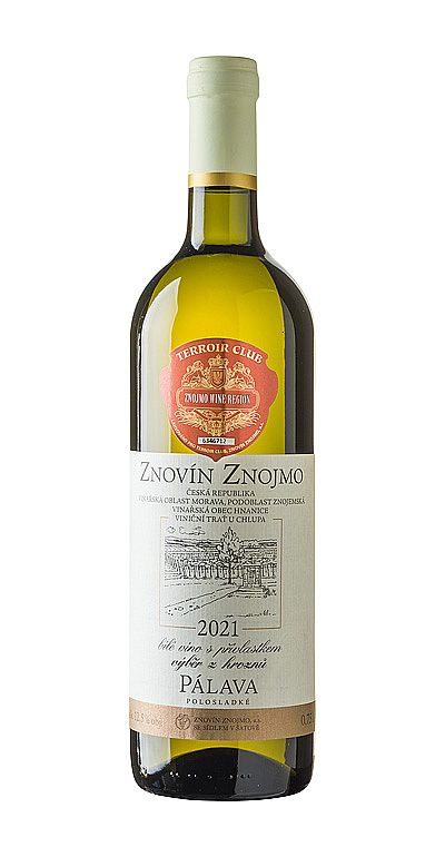 Znovín Znojmo PÁLAVA 2019 TERROIR CLUB výběr z hroznů 0,75 l