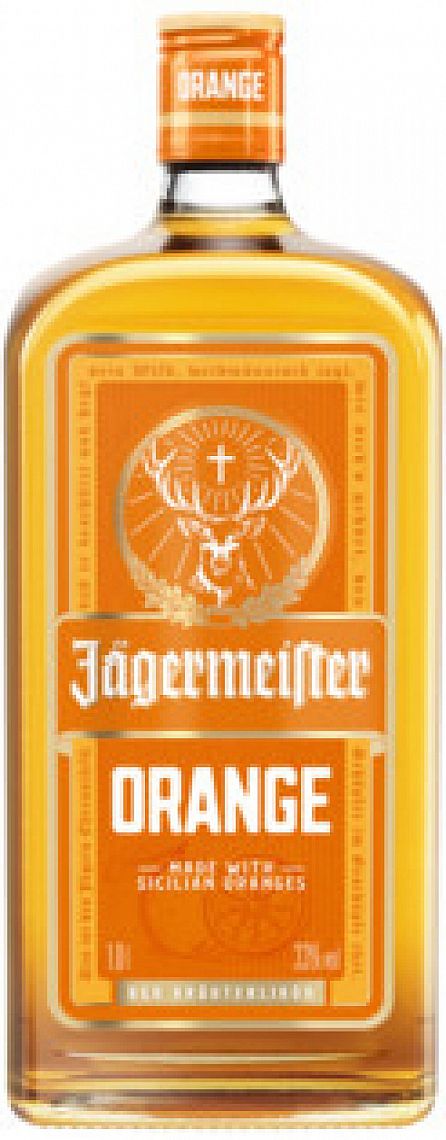 Jägermeister Orange 33% 1 l (holá láhev)