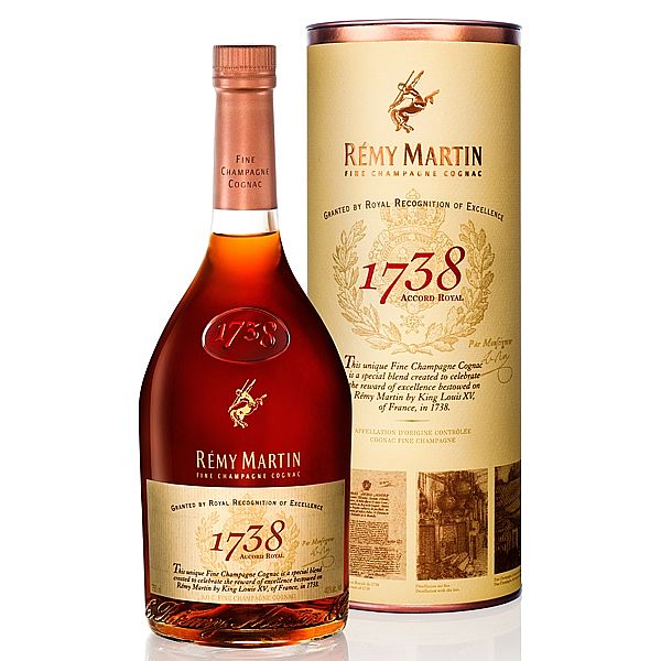 REMY MARTIN 1738 ACCORD ROYAL 40% 0,7L (tuba)