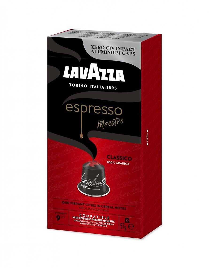 Lavazza Espresso Maestro Classico 100% arabica kapsle pro Nespresso 10 ks