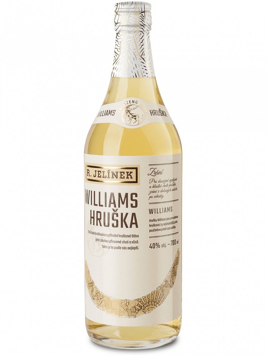 R. JELÍNEK WILLIAMS HRUŠKA 40% 0,7L (holá láhev)