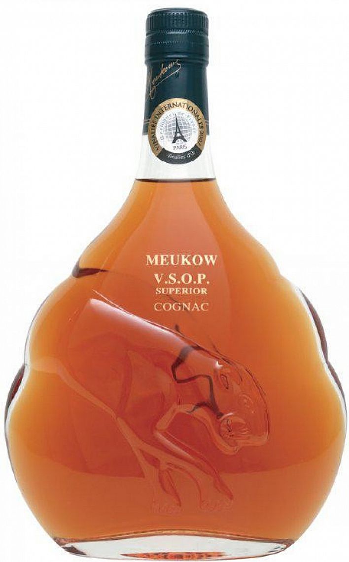 Meukow cognac VSOP 40% 1 l (holá láhev)