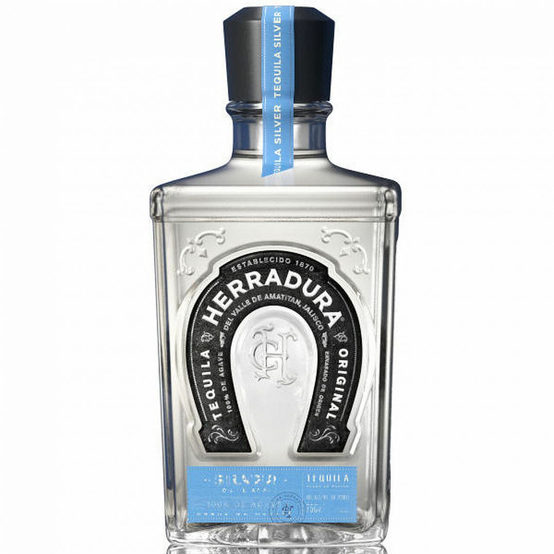 HERRADURA PLATA BLANCO 40% 0,7L (holá láhev)