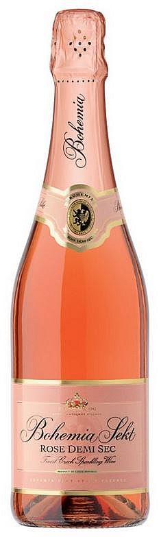 Bohemia Sekt Rose Demi Sec 11% 0,75 l (holá láhev)