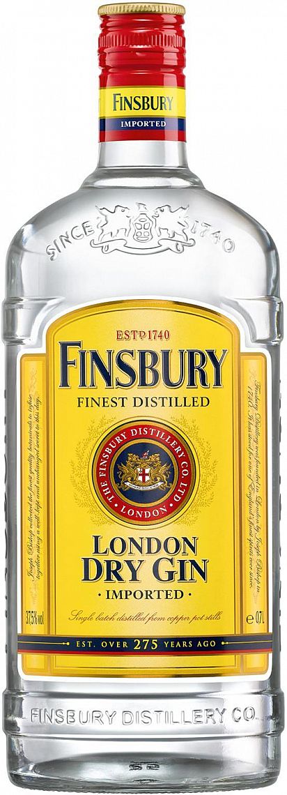 FINSBURY LONDON DRY GIN 37,5% 1L (holá láhev)