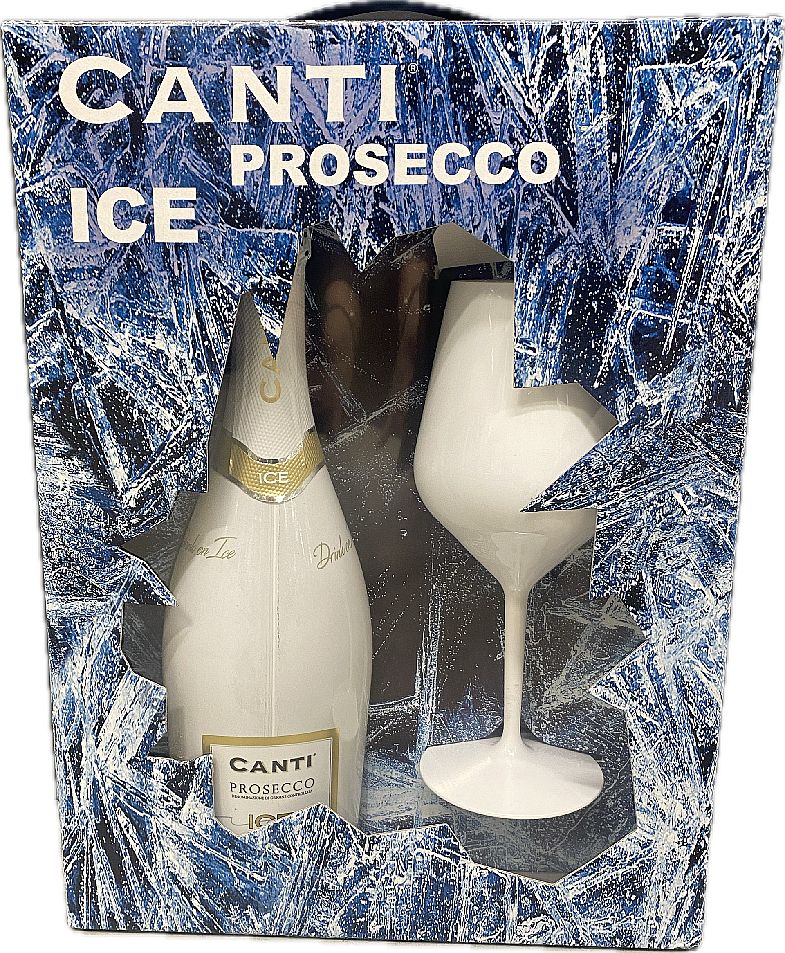 Canti ICE Prosecco DOC + sklenice, Gift box, 0,75l