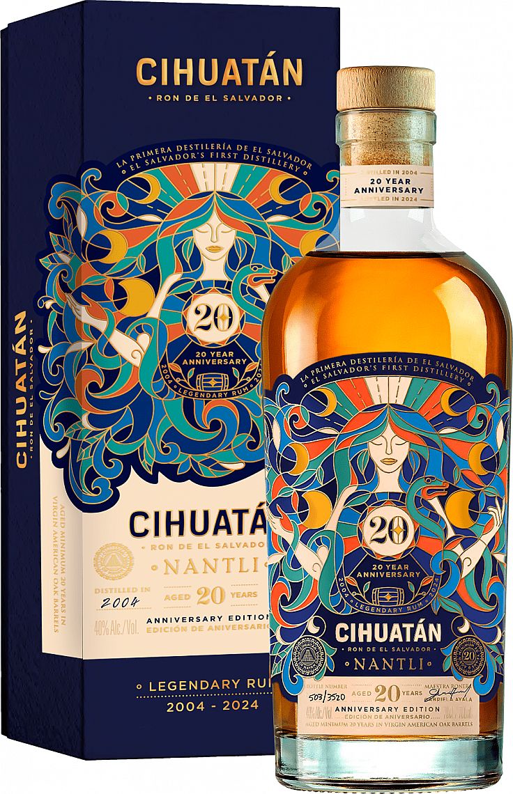 Cihuatán Nantli 20y 40% 0,7 l (karton)