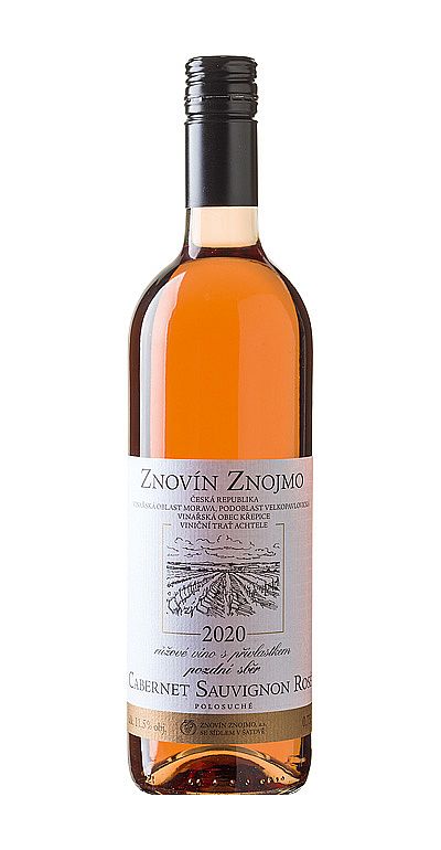 Znovín CABERNET SAUVIGNON ROSÉ 2020 pozdní sběr 0,75 l