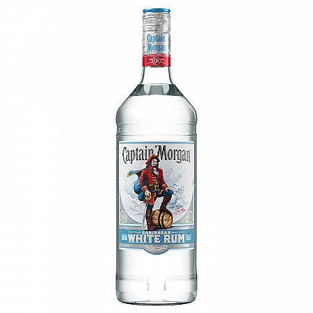 CAPTAIN MORGAN WHITE 37,5% 1L (holá láhev)