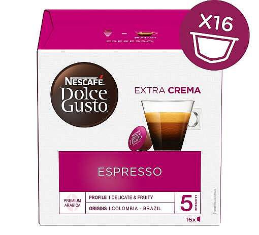 NESCAFÉ DOLCE GUSTO ESPRESSO KÁVOVÉ KAPSLE 16ks