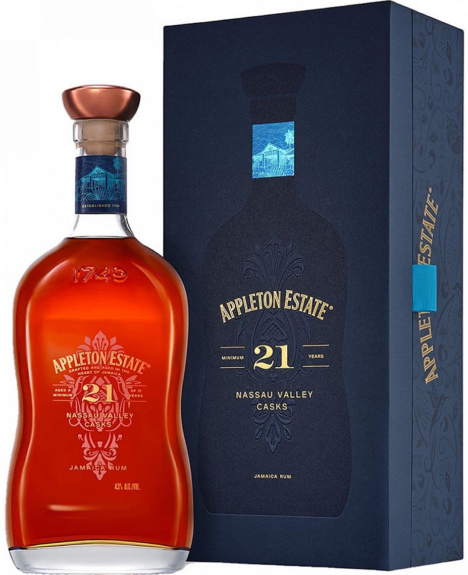 Appleton Estate Nassau Valley Casks 21y 43% 0,7 l (karton)