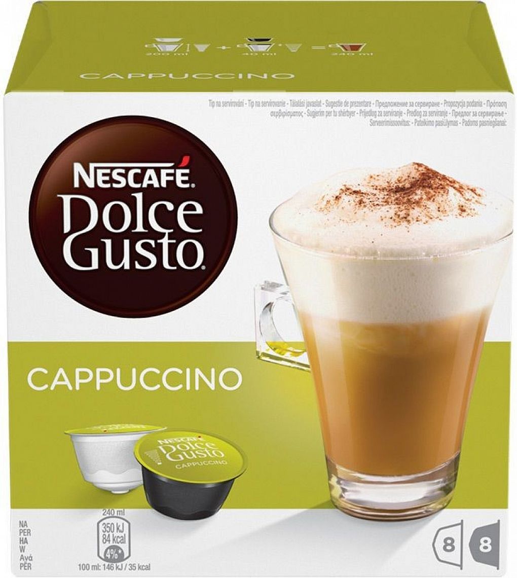 NESCAFÉ DOLCE GUSTO CAPPUCINO KÁVOVÉ KAPSLE 16ks