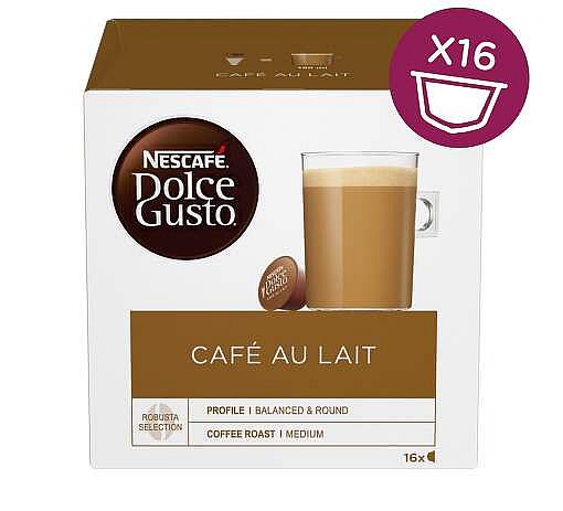 NESCAFÉ DOLCE GUSTO CAFÉ AU LAIT KÁVOVÉ KAPSLE 16ks