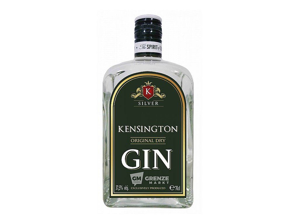 KENSINGTON DRY GIN SILVER 37,5% 0,7L (holá láhev)