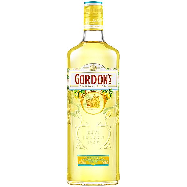 Gordon's Sicilian Lemon 37,5% 0,7 l (holá láhev)