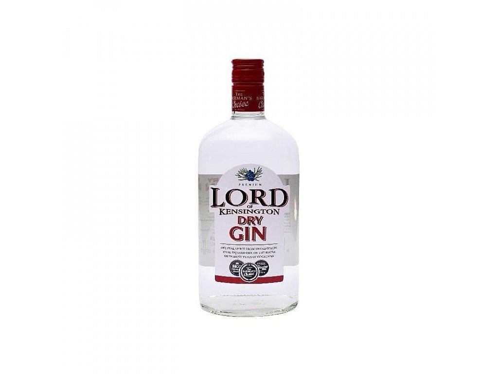 LORD OF KENSINGTON DRY GIN 37,5% 0,7L (holá láhev)