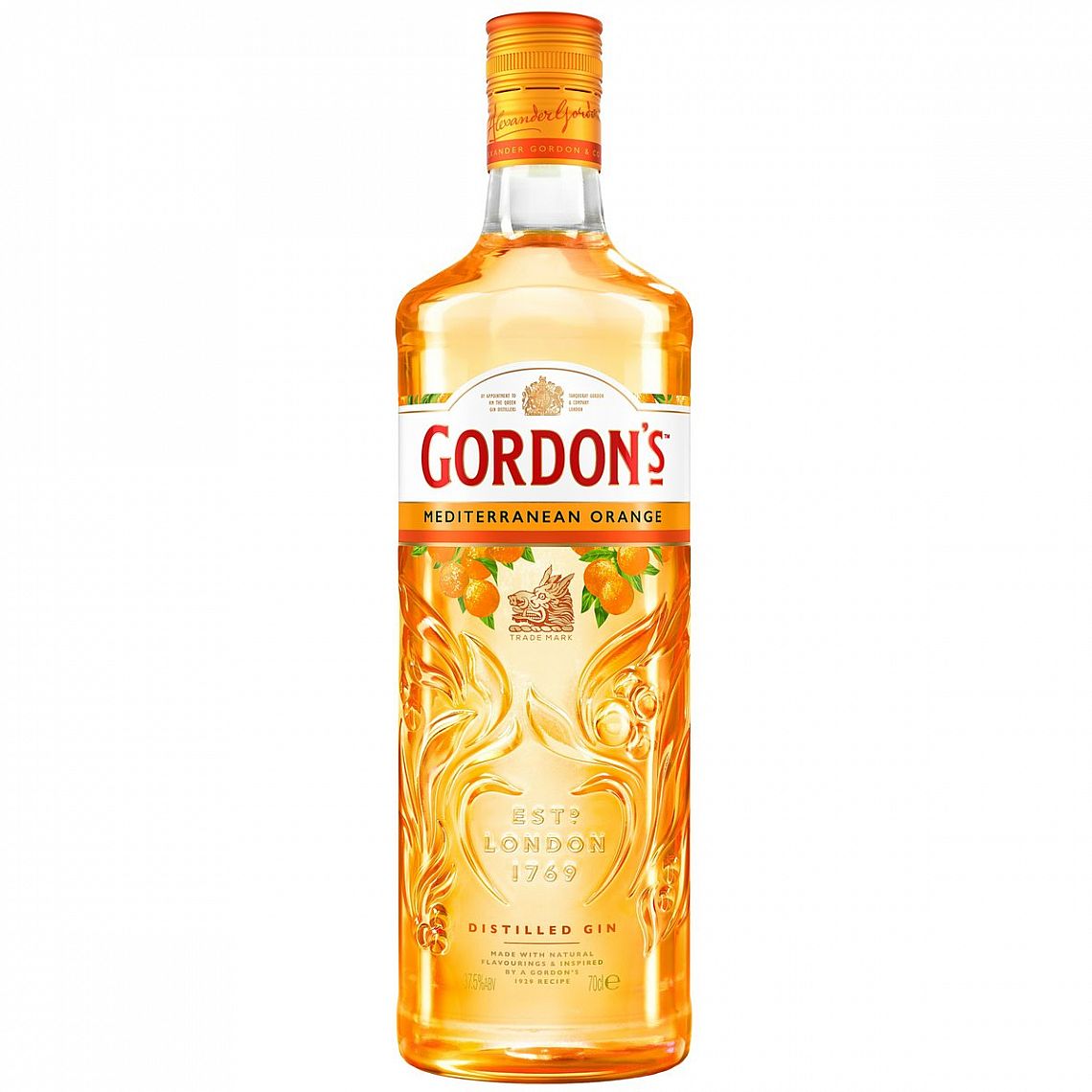 Gordon's Mediterranean Orange 37,5% 0,7 l (holá láhev)