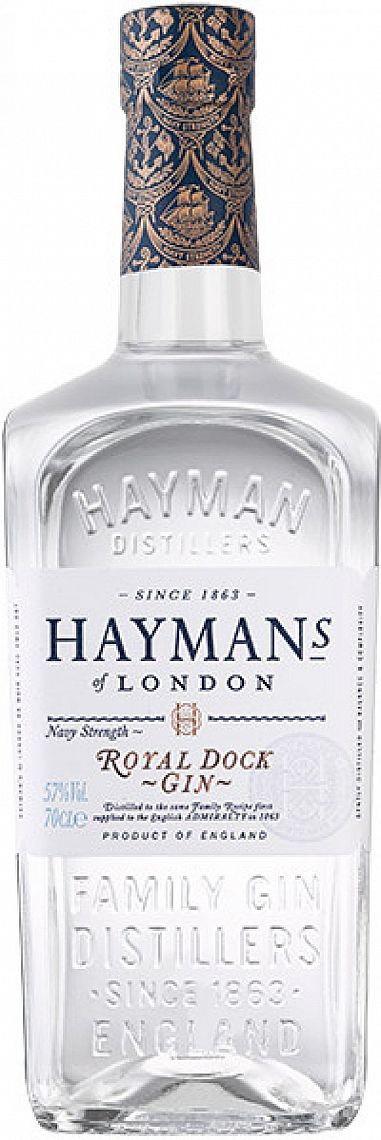 Hayman's Navy Strenght Royal Dock Gin 57% 0,7 l (holá láhev)