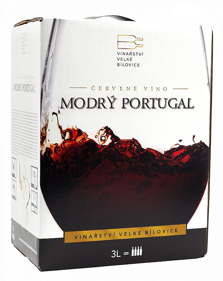 VELKÉ BÍLOVICE MODRÝ PORTUGAL 3L BAG IN BOX