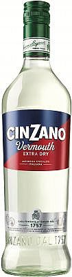 CINZANO EXTRA DRY 18% 1L (holá láhev)