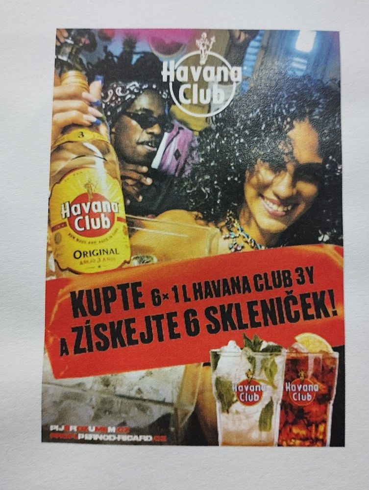 Havana Club 3Y 37,5% 6x 1L + 6x Havana sklo