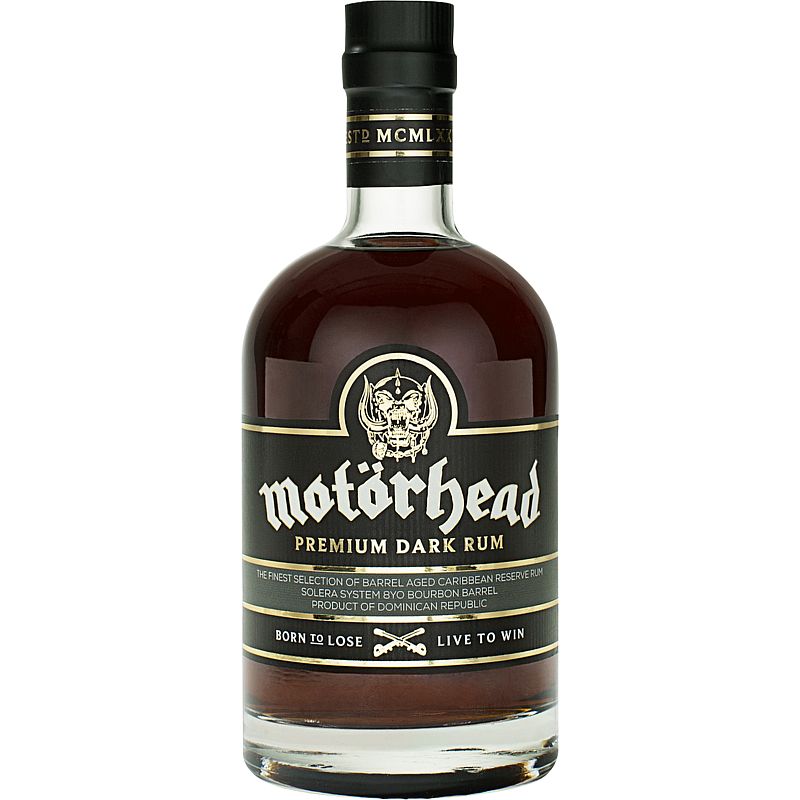 MOTORHEAD PREMIUM DARK RUM 40% 0,7L (holá láhev)