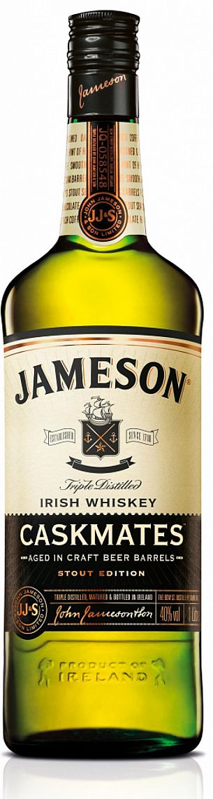 Jameson Caskmates Stout Edition 40% 1 l (holá láhev)