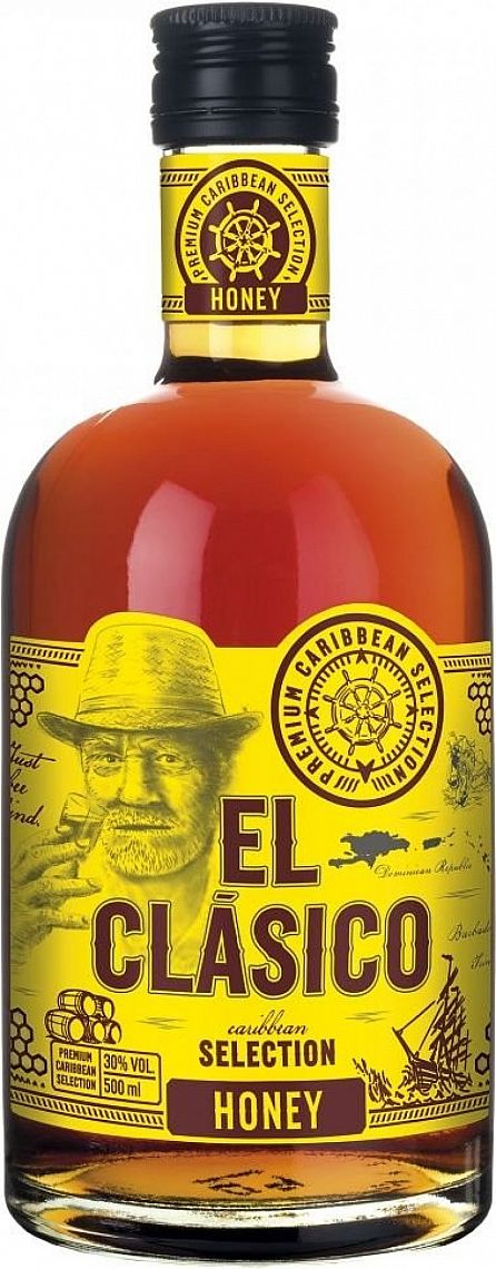 El Clasico Honey 30% 0,5 l (holá láhev)