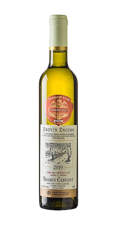 Znovín Znojmo TRAMÍN ČERVENÝ 2019 TERROIR CLUB výběr z hroznů 0,5 l