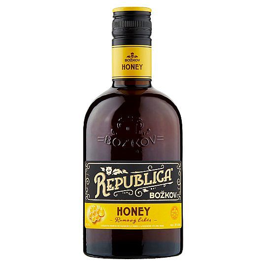 BOŽKOV REPUBLICA HONEY 35% 0,5L (holá láhev)