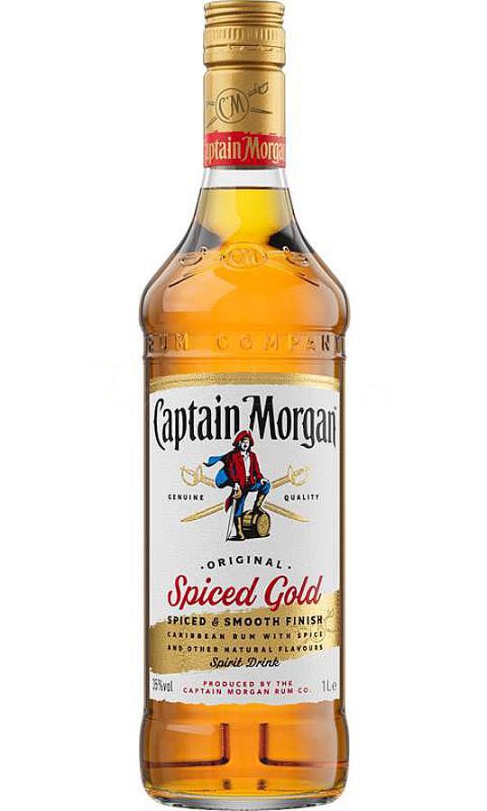 CAPTAIN MORGAN SPICED 35% 1L (holá láhev)