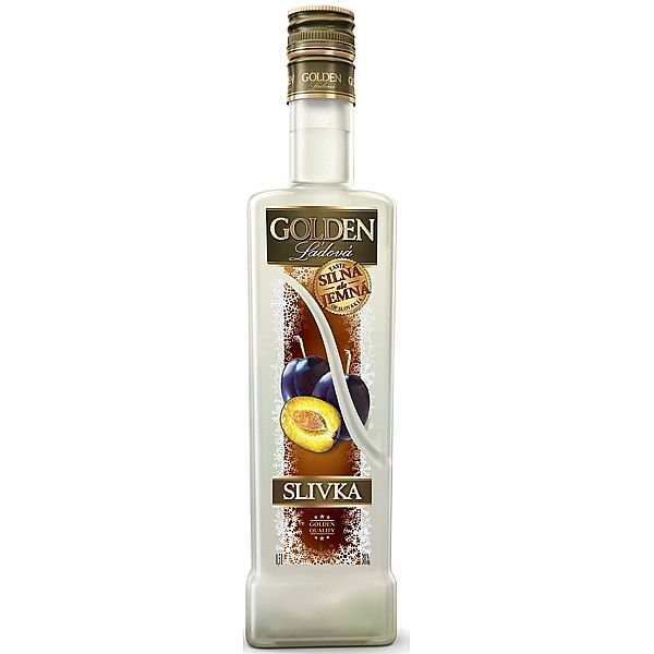 GOLDEN ĽADOVÁ SLIVKA 38% 0,5L (holá láhev)