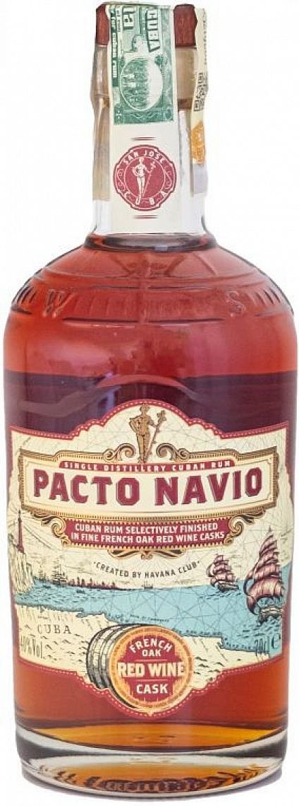 Pacto Navio French Oak Red Wine Cask 40% 0,7 l (holá láhev)