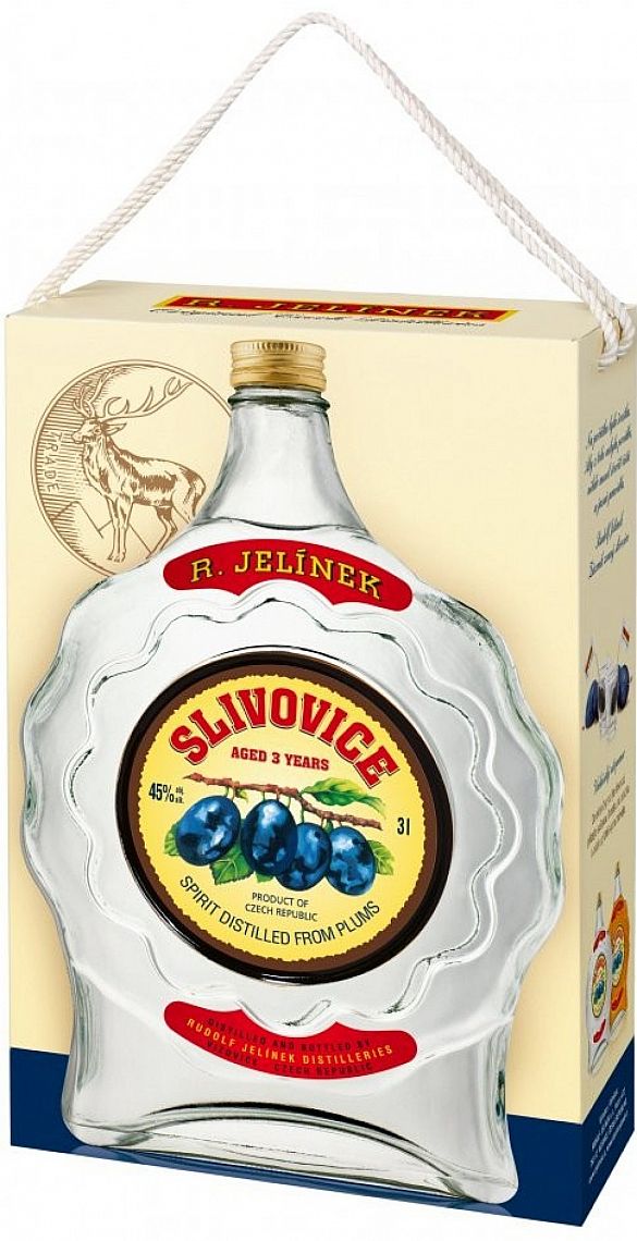 R. Jelínek Slivovice 45% 3 l (holá láhev)