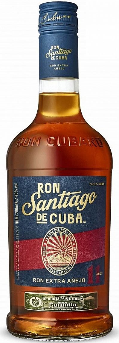 Santiago de Cuba Extra Anejo 11y 40% 0,7 l (holá láhev)