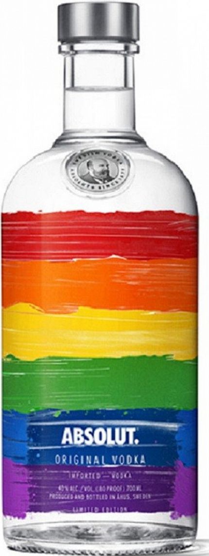 Absolut Rainbow 40% 0,7 l (holá láhev)