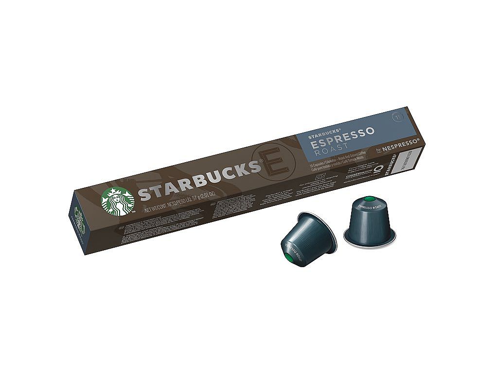 Kávové Kapsle do Nespresso Starbucks Espresso Roast 10 ks