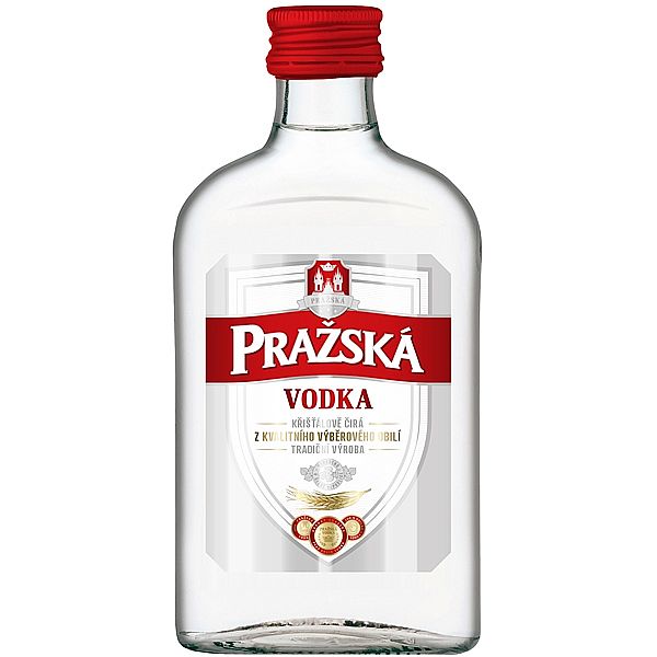 PRAŽSKÁ VODKA 0.2L 37,5% (holá láhev)