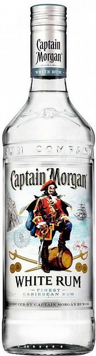 Captain Morgan White Rum 37,5% 0,7 l (holá láhev)