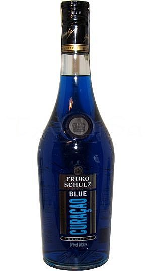 Curacao Blue 24% 0,7l Fruko Schulz (holá láhev)