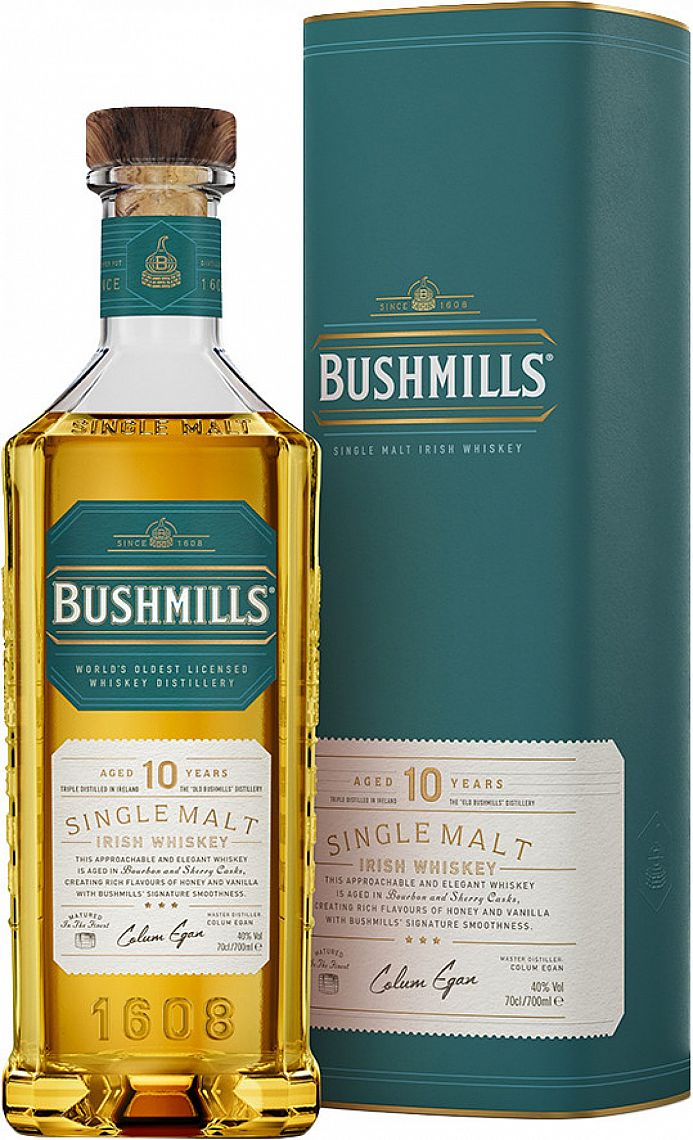 Bushmills 10y 40% 0,7 l (tuba)