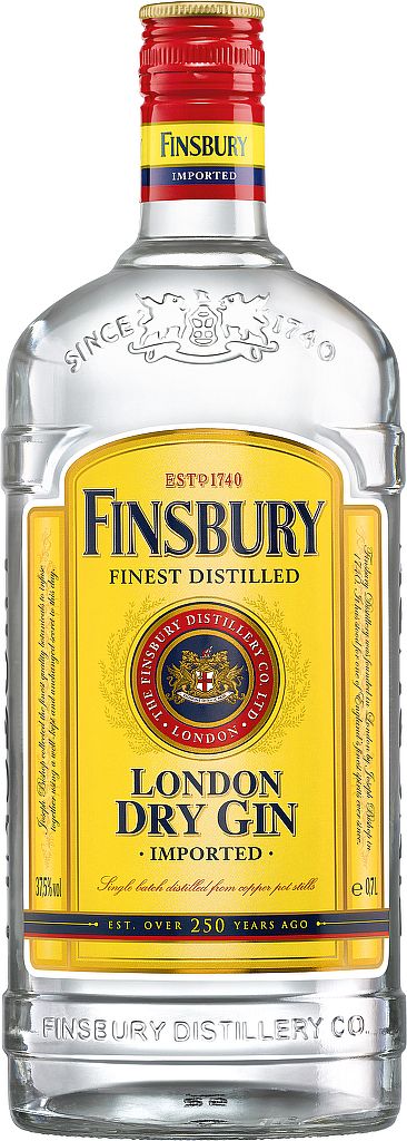 FINSBURY LONDON DRY GIN 37,5% 0,7L (holá láhev)