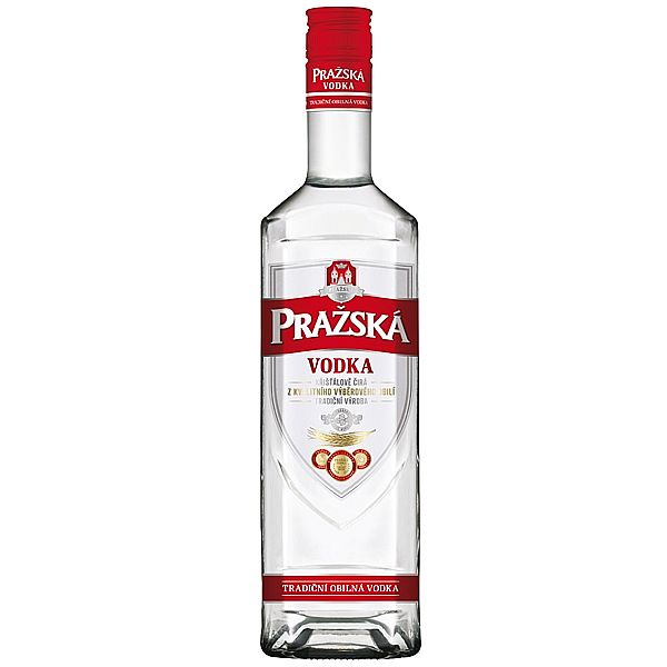 PRAŽSKÁ VODKA 37,5% 0,5L (holá láhev)