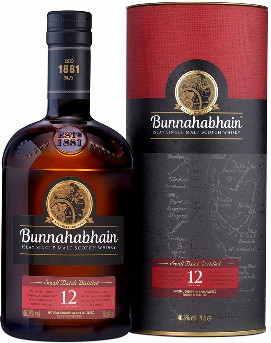 Bunnahabhain 12y 46,3% 0,7 l (tuba)