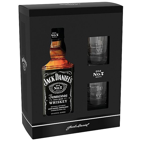 Jack Daniel's 40% 0,7 l (darkové balení 2 sklenice)