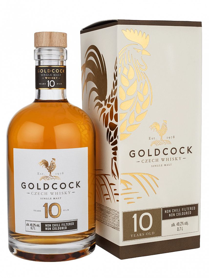 GOLD COCK WHISKY 10y 49,2% 0,7L (karton)