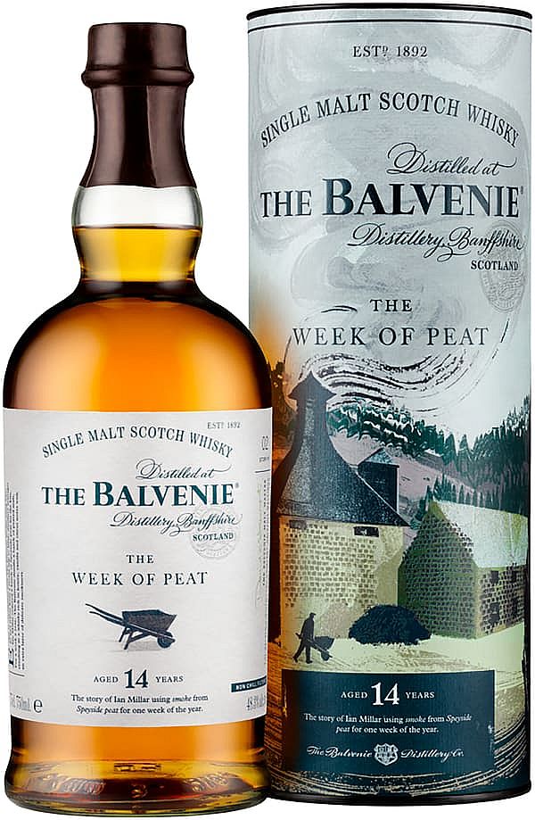 Balvenie 14y The Week Of Peat 48,3% 0,7 l (tuba)